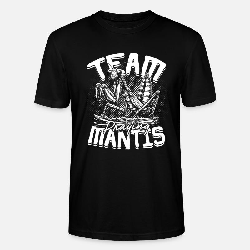 Gottesanbeterin Team Mante religieuse - T-shirt bio CRAFTER Stanley Stella Unisexe - noir