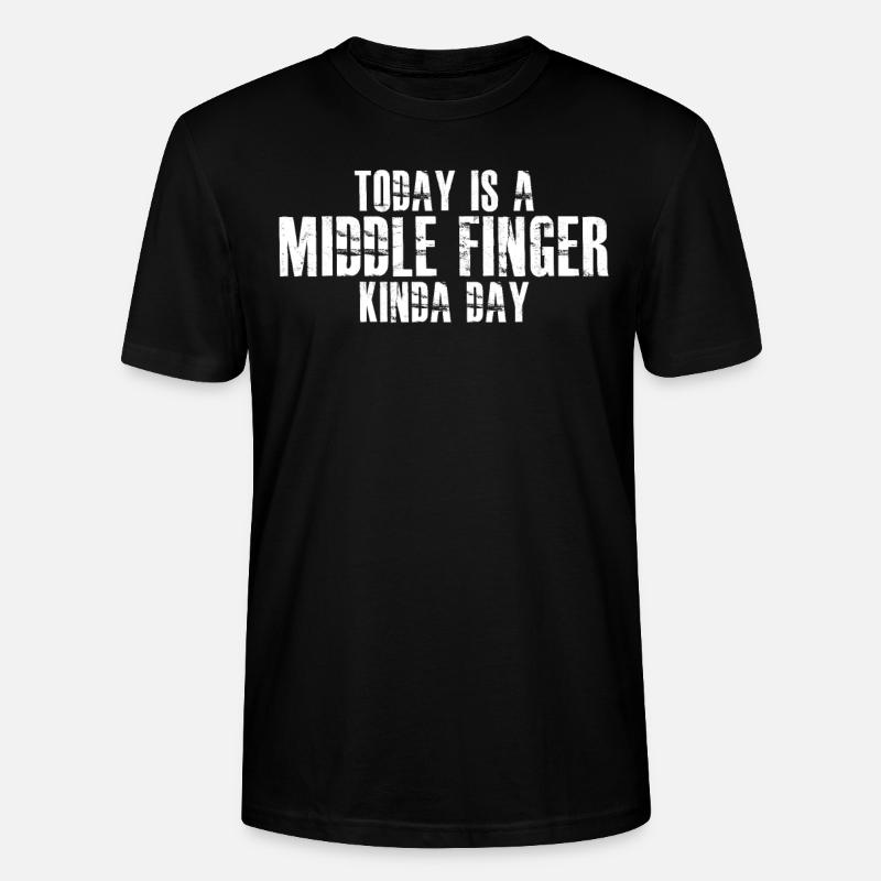 Misanthrope Sarcasm Grumpy - Stanley/Stella Unisex Bio-T-Shirt CRAFTER - Schwarz