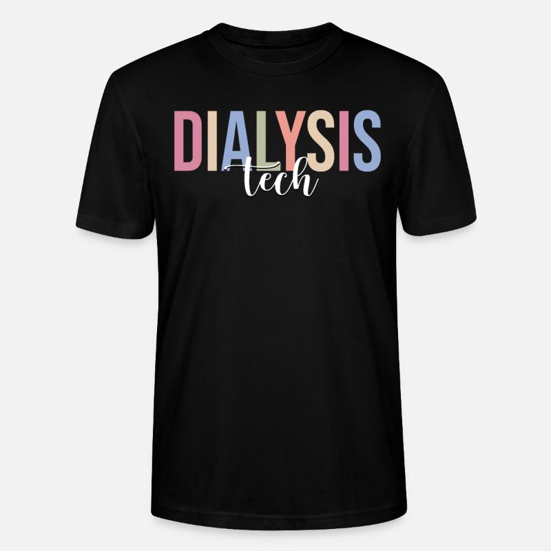 Dialyse-Techniker - Stanley/Stella Unisex Bio-T-Shirt CRAFTER - Schwarz
