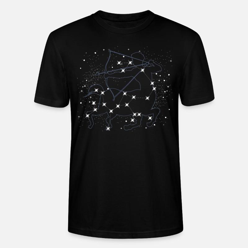 Observation des étoiles - T-shirt bio CRAFTER Stanley Stella Unisexe - noir