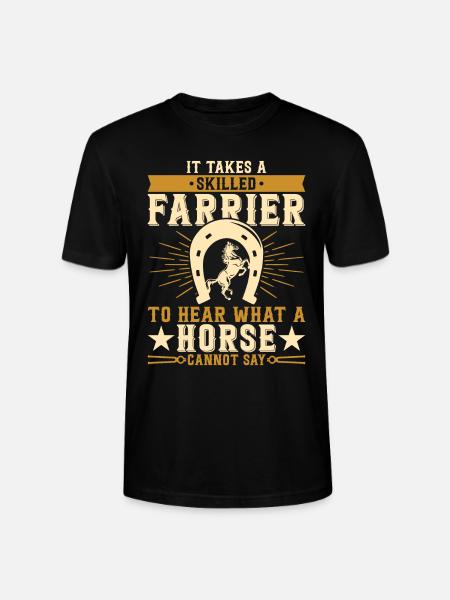 Farrier - Stanley/Stella Unisex Bio-T-Shirt CRAFTER - Schwarz