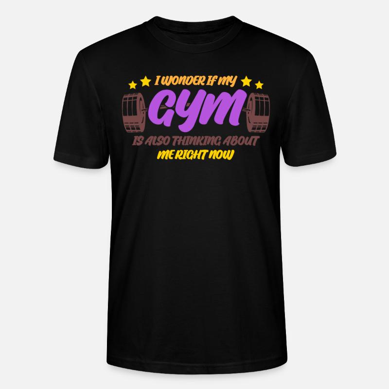 Motivation du bodybuilder Joke Bodybuilder - T-shirt bio CRAFTER Stanley Stella Unisexe - noir
