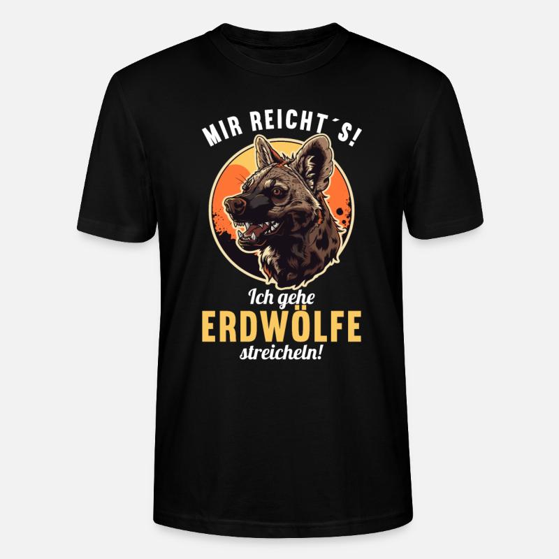 Erdwölfe Erdwolf - Stanley/Stella Unisex Bio-T-Shirt CRAFTER - Schwarz