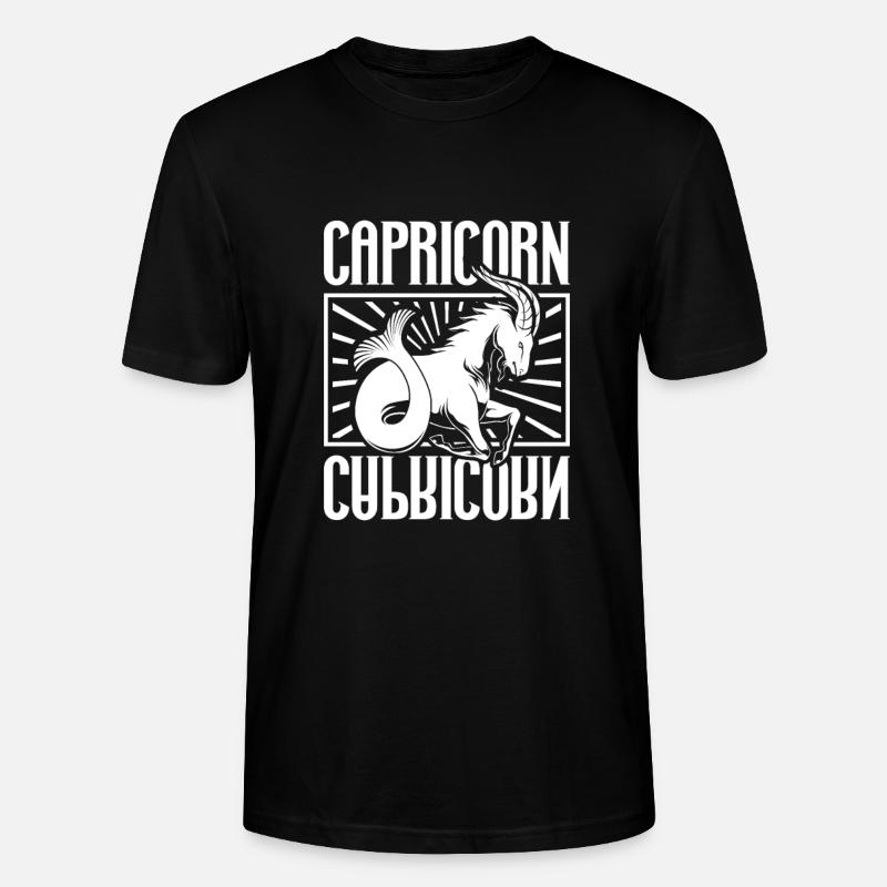 Capricornus - Stanley/Stella Unisex Bio-T-Shirt CRAFTER - Schwarz