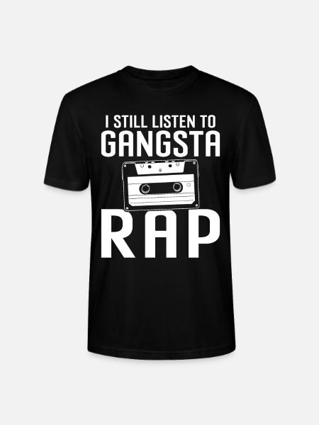 Gangsta Rap - Stanley/Stella Unisex Bio-T-Shirt CRAFTER - Schwarz