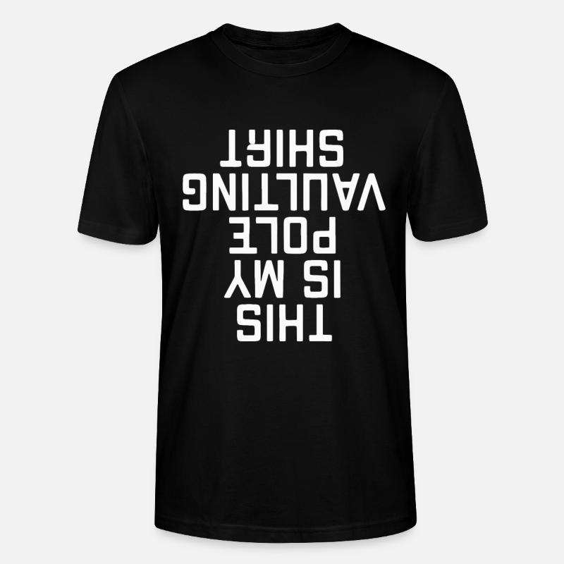 Stabhochspringer-Geschenk - Stanley/Stella Unisex Bio-T-Shirt CRAFTER - Schwarz
