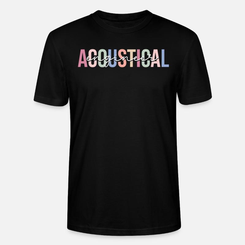 Technik Akustik-Ingenieur - Stanley/Stella Unisex Bio-T-Shirt CRAFTER - Schwarz