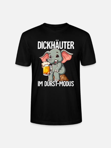 Elefant Bier - Stanley/Stella Unisex Bio-T-Shirt CRAFTER - Schwarz