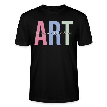 Travail - T-shirt bio CRAFTER Stanley Stella Unisexe - noir - Devant - Alina (178cm) & Michal (187cm)