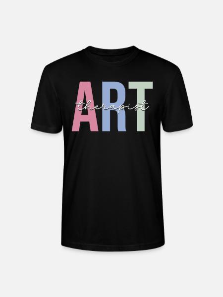 Art Therapy Art Teacher - Stanley/Stella CRAFTER Unisex Organic T-Shirt - black