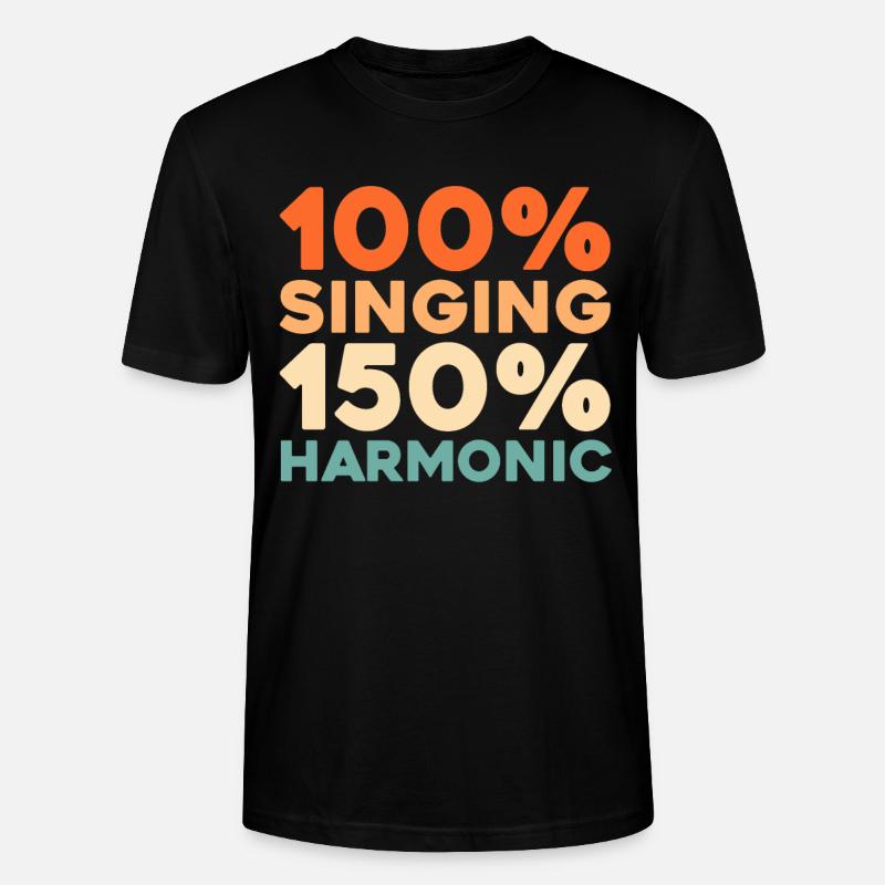 Chor Sänger - Stanley/Stella Unisex Bio-T-Shirt CRAFTER - Schwarz