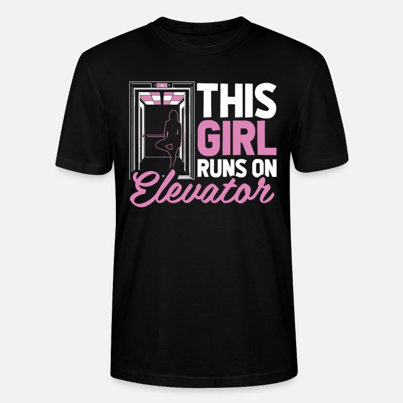 Elevator Elevator - Stanley/Stella CRAFTER Unisex Organic T-Shirt - black