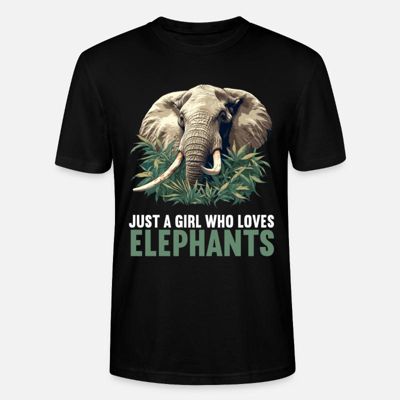 Éléphant Éléphant - T-shirt bio CRAFTER Stanley Stella Unisexe - noir