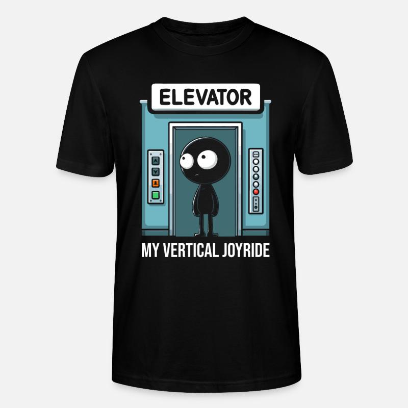 Elevator Elevator - Stanley/Stella CRAFTER Unisex Organic T-Shirt - black