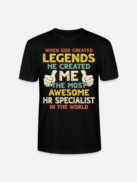 HR Specialist - Stanley/Stella CRAFTER Unisex Organic T-Shirt - black