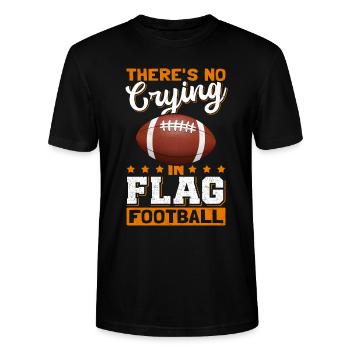 Joueur de flag-football | Cadeau footballeur - T-shirt bio CRAFTER Stanley Stella Unisexe - noir - Devant - Alina (178cm) & Michal (187cm)