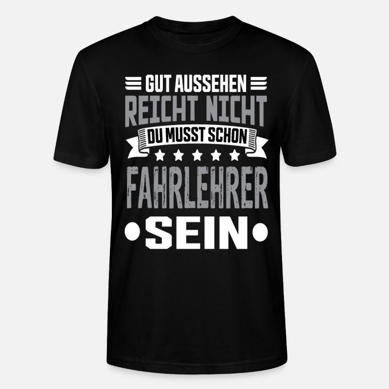 Fahrlehrer - Stanley/Stella Unisex Bio-T-Shirt CRAFTER - Schwarz