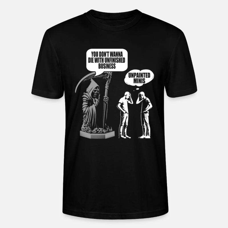 Tabletop Wargaming Miniatures Painter - Stanley/Stella CRAFTER Unisex Organic T-Shirt - black