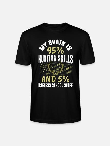 Hunting kid - Stanley/Stella Unisex Bio-T-Shirt CRAFTER - Schwarz