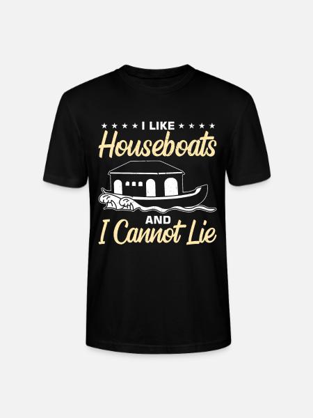 Witziger Hausboot Spruch - Stanley/Stella Unisex Bio-T-Shirt CRAFTER - Schwarz