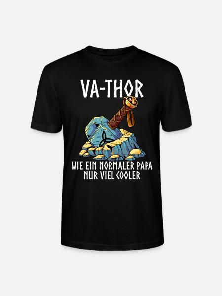 Vathor - Stanley/Stella Unisex Bio-T-Shirt CRAFTER - Schwarz