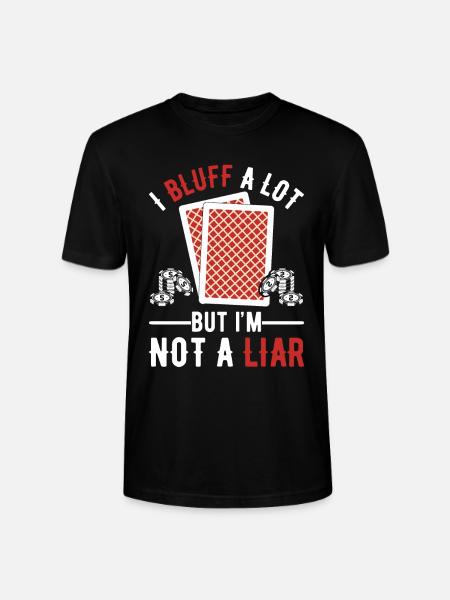 Poker - Stanley/Stella Unisex Bio-T-Shirt CRAFTER - Schwarz