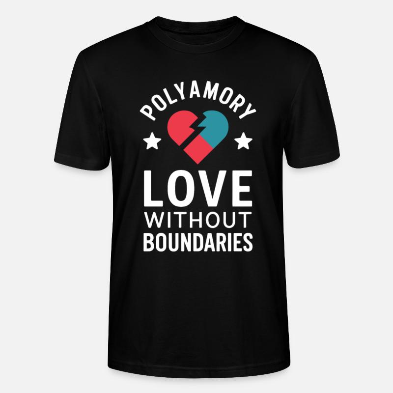 Communauté polyamoureuse Parentalité polyamoureuse - T-shirt bio CRAFTER Stanley Stella Unisexe - noir