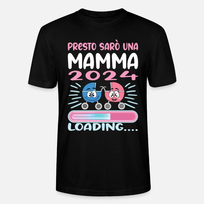Super Mamma 2024 Loading - Stanley/Stella Unisex Bio-T-Shirt CRAFTER - Schwarz