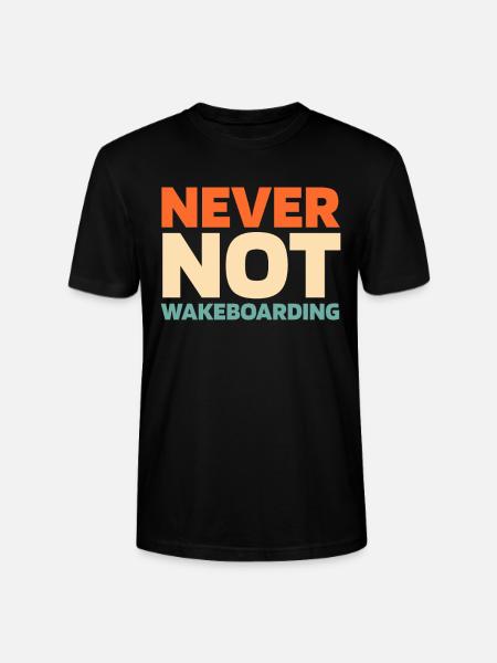 Wakeboard Wakeboarder - Stanley/Stella CRAFTER Unisex Organic T-Shirt - black
