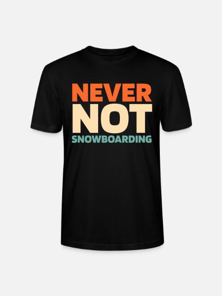 Snowboard Snowboarder - T-shirt bio CRAFTER Stanley Stella Unisexe - noir