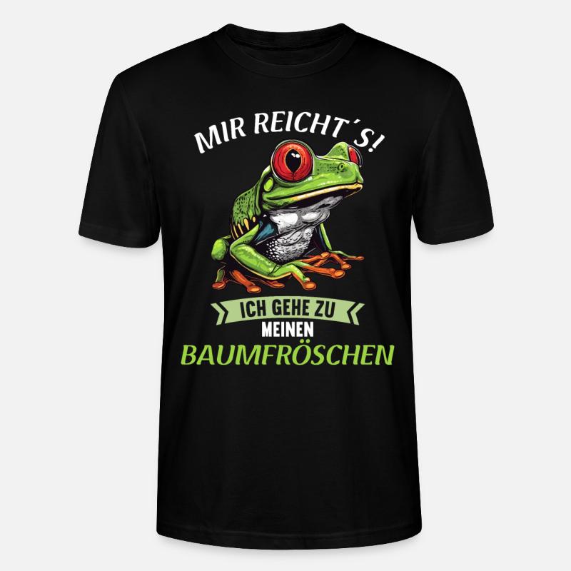 Rainette Baumfrösche Baumfrosch - T-shirt bio CRAFTER Stanley Stella Unisexe - noir