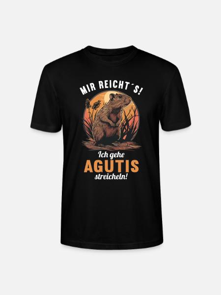 Agouti Agutis Aguti - Stanley/Stella CRAFTER Unisex Organic T-Shirt - black