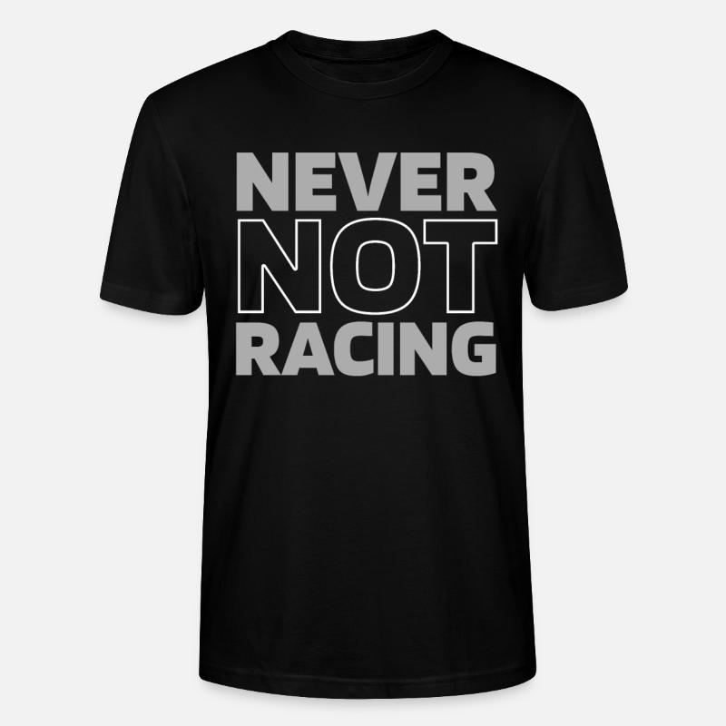 Course de dragsters - T-shirt bio CRAFTER Stanley Stella Unisexe - noir