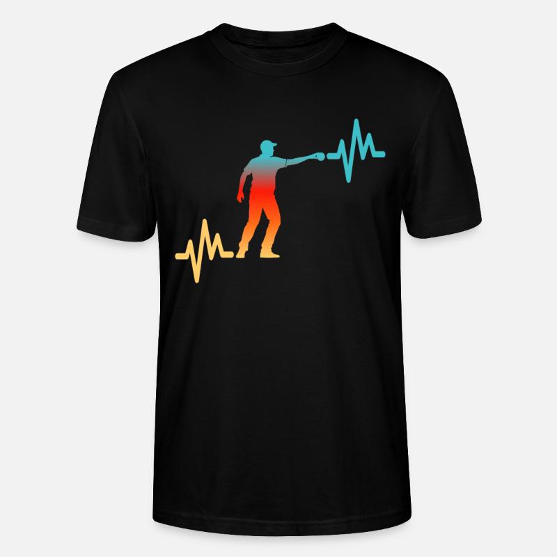 Petanque Herzlinie - Stanley/Stella Unisex Bio-T-Shirt CRAFTER - Schwarz