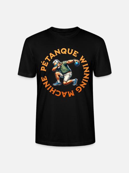 Petanque Winner - Stanley/Stella CRAFTER Unisex Organic T-Shirt - black