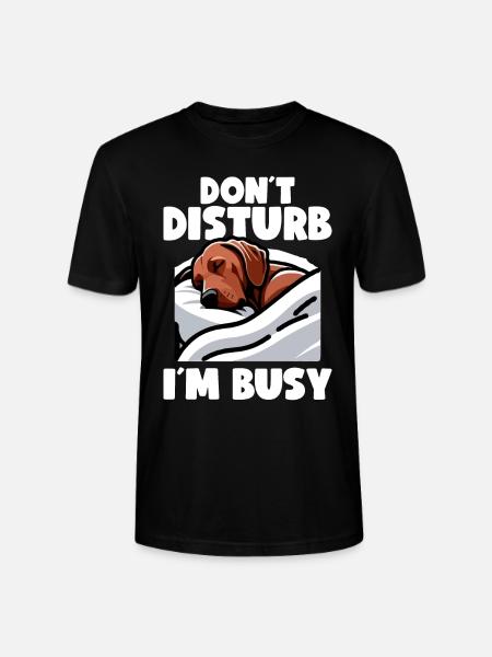 Rhodesian Ridgeback Dog Rhodesian Ridgebacks - Stanley/Stella CRAFTER Unisex Organic T-Shirt - black