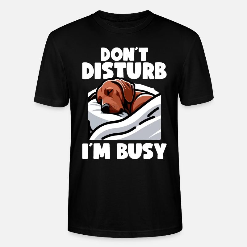 Rhodesian Ridgeback Dog Rhodesian Ridgebacks - Stanley/Stella CRAFTER Unisex Organic T-Shirt - black