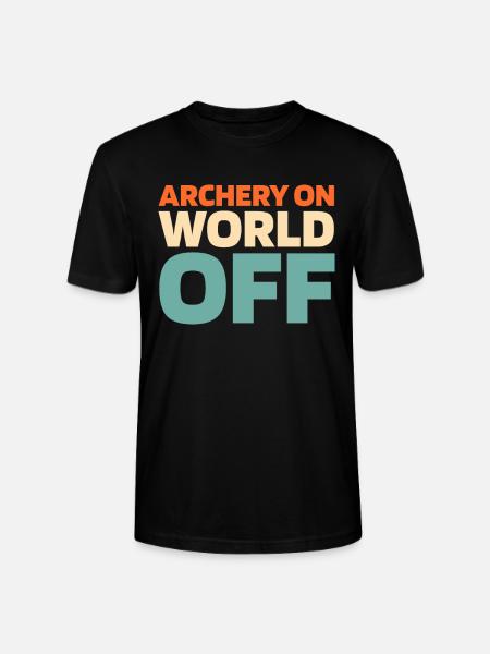 Archery Archery Archery Archer - Stanley/Stella CRAFTER Unisex Organic T-Shirt - black