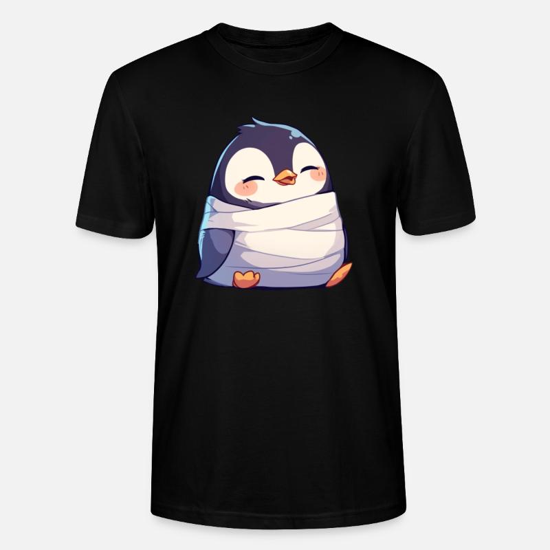 Pingouin Maman Halloween Pingouin Mignon - T-shirt bio CRAFTER Stanley Stella Unisexe - noir