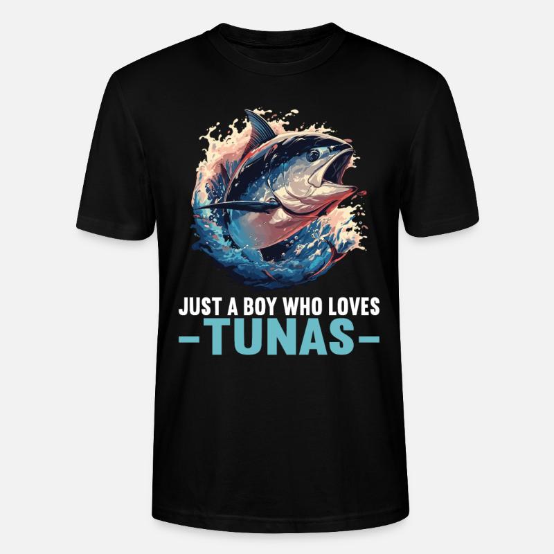 Tuna Thunfische Thunfisch - Stanley/Stella Unisex Bio-T-Shirt CRAFTER - Schwarz
