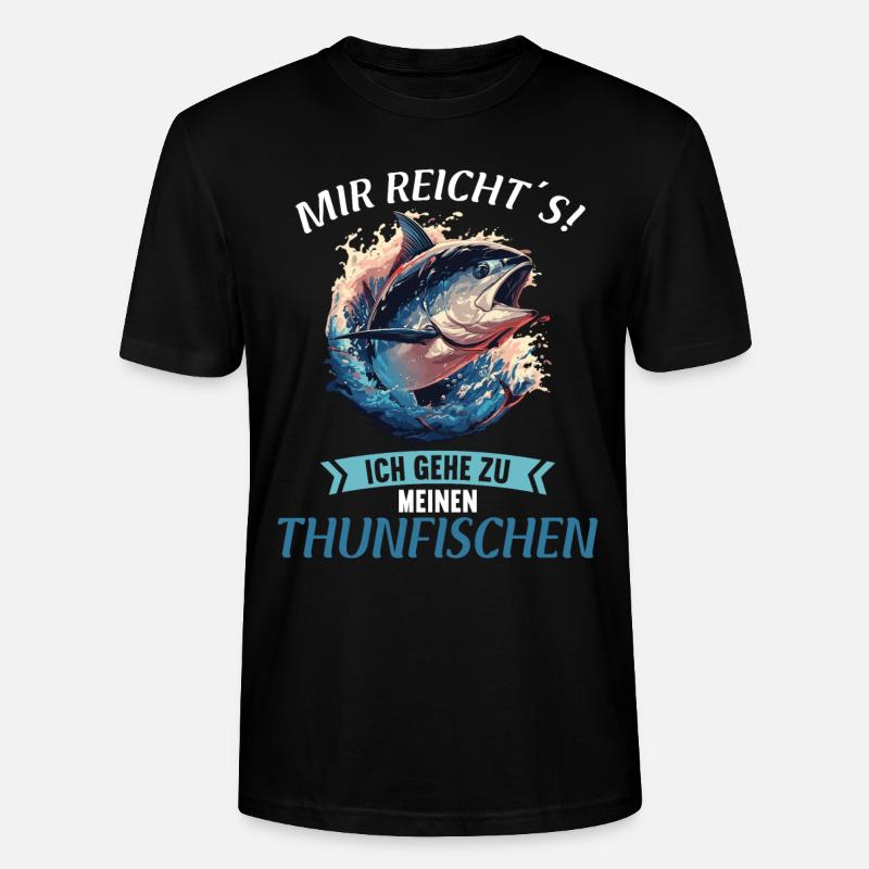 Tuna Thunfische Thunfisch - Stanley/Stella Unisex Bio-T-Shirt CRAFTER - Schwarz