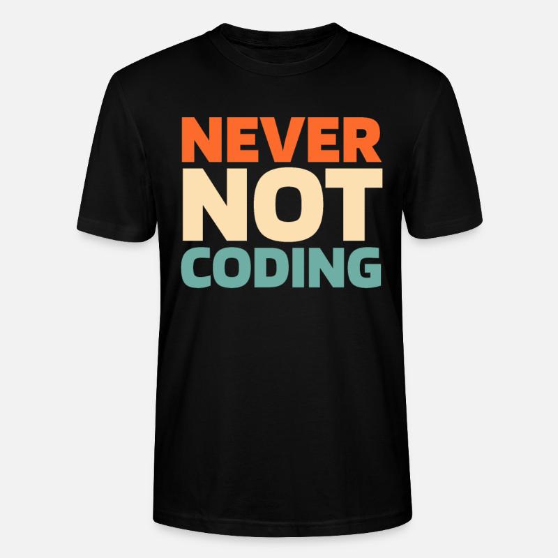 Développeur Codeur Programmeur - T-shirt bio CRAFTER Stanley Stella Unisexe - noir