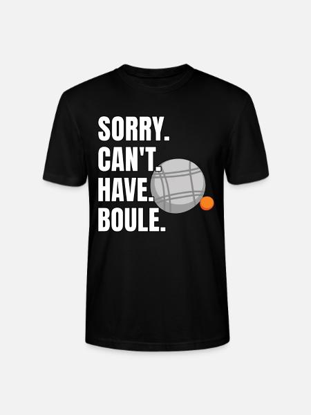 Lustiger Boule Spruch - Stanley/Stella Unisex Bio-T-Shirt CRAFTER - Schwarz