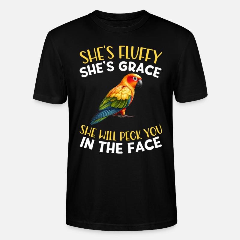 Conure solaire - T-shirt bio CRAFTER Stanley Stella Unisexe - noir