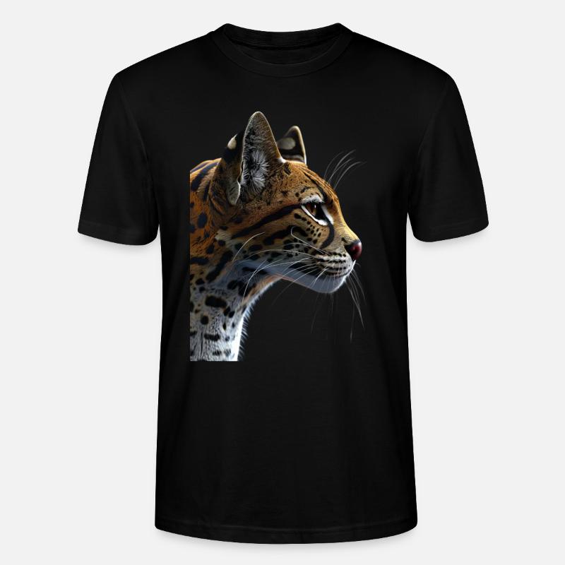 Ozelot - Stanley/Stella Unisex Bio-T-Shirt CRAFTER - Schwarz