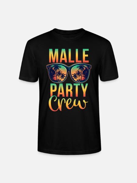 Malle Party Crew - Stanley/Stella CRAFTER Unisex Organic T-Shirt - black
