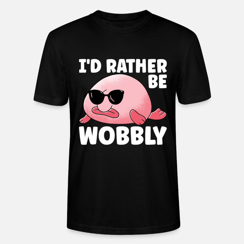 Poisson blob mignon poisson laid - T-shirt bio CRAFTER Stanley Stella Unisexe - noir