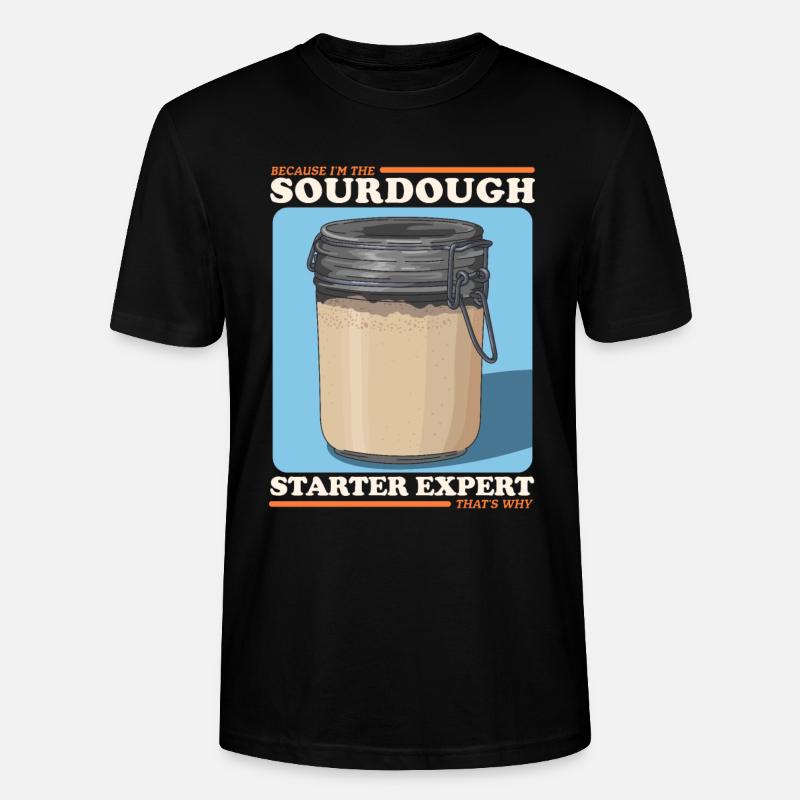 Cadeau d’expert en levain - T-shirt bio CRAFTER Stanley Stella Unisexe - noir