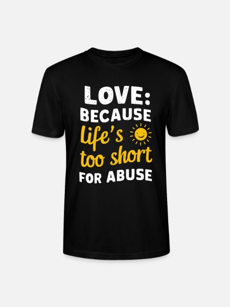 Sensibilisierung Für Häusliche Gewalt - Stanley/Stella Unisex Bio-T-Shirt CRAFTER - Schwarz