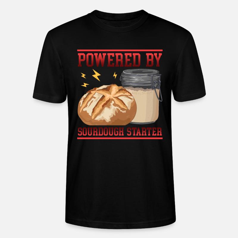 Sauerteig Starter | Sauerteigbrot Bäcker Geschenk - Stanley/Stella Unisex Bio-T-Shirt CRAFTER - Schwarz